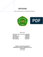 MAKALAH B.INDONESIA SINTESIS Kel 8