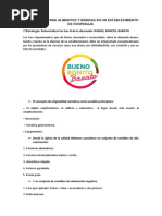 Estrategias para Alimentos y Bebidas en Un Establecimiento de Hospedaje