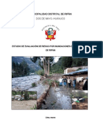 6663 - Estudio de Evaluacion de Riesgo Por Inundaciones de La Localidad de Ripan PDF