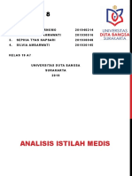 Analisis Istilah Medis Kel.8