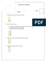 Examen Final de Ajedrez