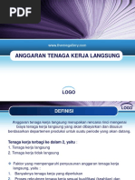 Anggaran Tenaga Kerja Langsung