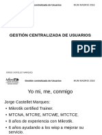 GESTIÓN CENTRALIZADA DE USUARIOS - Mikrotik PDF