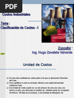 Clasificación de Costos - I