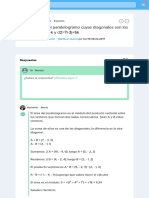 Hallar El Area Del Paralelogramo Cuyas Diagonales Son Los Vectores d1 3i-J+k y d2 7i-3j+5k - Brainly - Lat