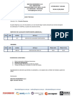 Cotizacion 009-20 CORPORACION TDN (SERVICIO DE ALQUILER CODIFICADORA)