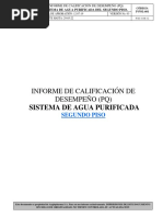 Informe Calificaciòn Desempeño Sistema de Agua Purificada Piso 22