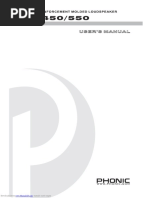 Phonic PA450 PDF