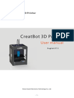 CreatBot User Manual V7.3 DSeries en