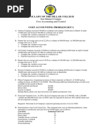 Practice Set 2 (Cost Segregation and CVP)