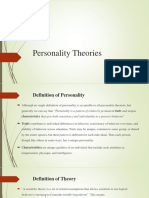 Personality Theories