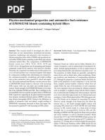 Physico-Mechanical Properties and Automotive Fuel Resistance of Epdm-Enr Blends With Hybrid Fillers