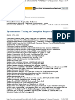 Dynamometer Testing of Caterpillar Engines (0781, 1000)