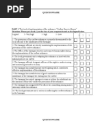 Questionnaire 2