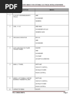 4-List of Approved Makes For Electrical Works