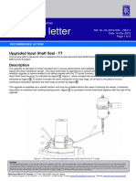 SL-UL-2019-003 Input Shaft Seal Upgrade - TT1100-3300