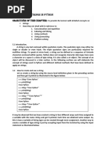 Strings in Python