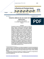 Terapia Breve en Un Caso de Bulimia Nerviosa