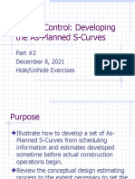 Part - 2 As Planned S Curves