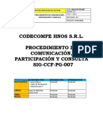 Procedimiento de Comunicacion, Participacion y Consulta