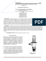 INFORME Válvula de Expansióntermostática