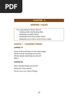 Keeping Onself Clean and Healthy Worksheet