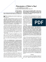 Colorimetric Determination of Nickel in Steel