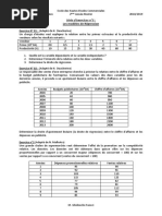 Serie D'exercices Module Analyse de Donnés