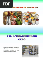 Recepcion de Alimentos