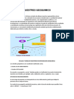 Muestreo Geoquimico