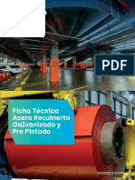 Ficha Tecnica Acero Recubierto