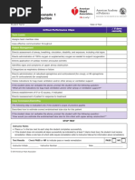 PALS Case Scenario Testing Checklist