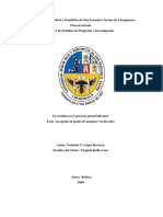 La Victima en El Proceso Penal Boliviano