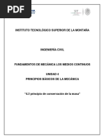 4.2 Principios de La Conservacion de La Masa