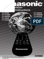 Panasonic CT27G6E Manual PDF