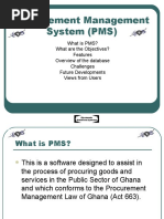 Procurement Management System (PMS)