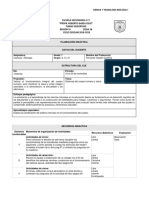 Planeacion Ciencia y Tecnologia Biologia 2do. Trimestre