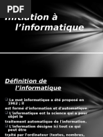 1 Initiation À L'informatique