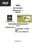 SMU A S: Consumer Behaviour