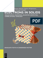 Electrons in Solids