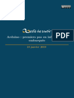 Arduino Premiers Pas en Informatique Embarquee PDF