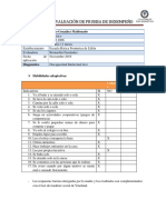 Pauta de Evaluacion de Habilidades