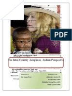 Inter Country Adoptions, Indian Perspective