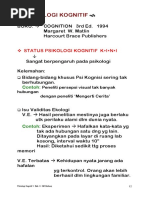 Psikologi Kognitif