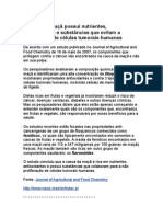 A Casca Da Maçã Possui Nutrientes, Antioxidantes e Substâncias Que Evitam A Proliferação de Células Tumorais