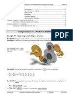 TD 21 Corrigé - Loi E-S Pour Les Réducteurs Et Multiplicateurs de Vitesse À Train Simple