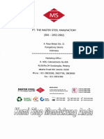 Company Profile Master Steel PDF