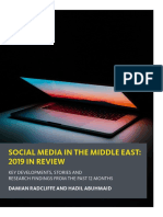 Social Media in The Middle East: 2019 in Review