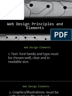 Web Design Principles and Elements