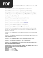 Core Jaav Prectise Problem